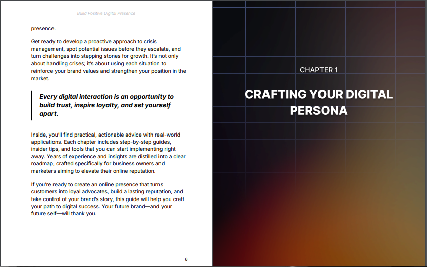 Build Positive Digital Presence Ebook + Free 5 Extra Tools